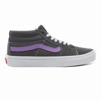 Vans Retro Sport Sk8-Mid - Naisten Korkeavartiset tennarit - Quiet Shade/Fairy Wren